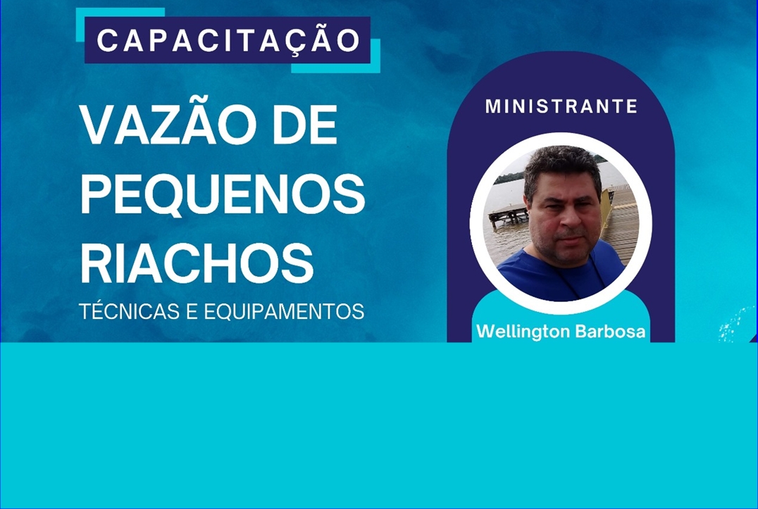 AESA Promove Capacitação Online sobre Medição de Vazão em Pequenos Riachos