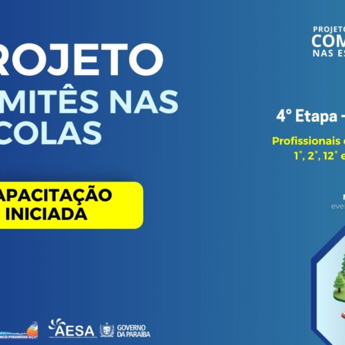 Comitê nas Escolas realiza capacitação de educadores da rede estadual na 4ª etapa do projeto