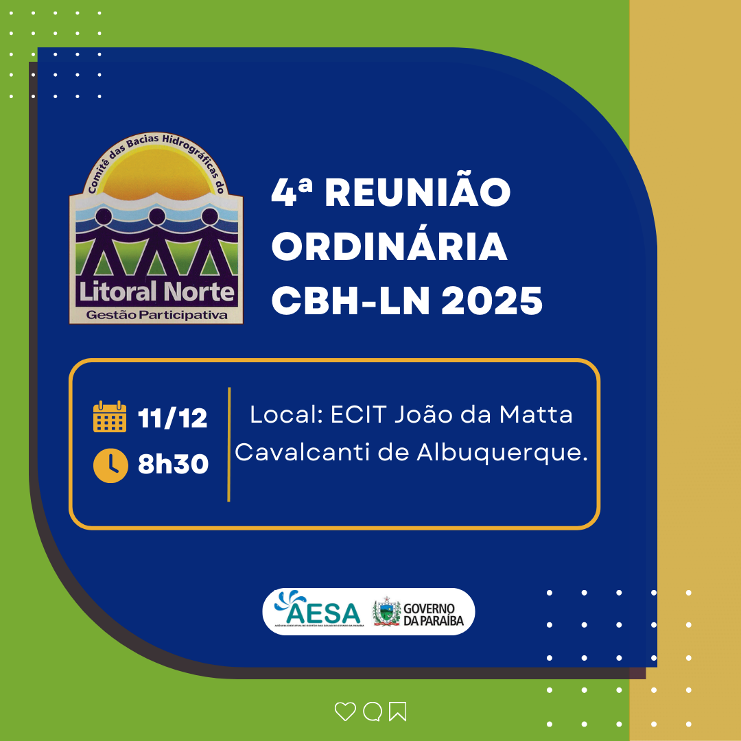 4ª Reunião Ordinária do CBH-LN de 2025