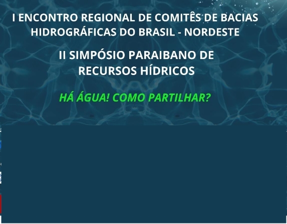 Confira os horários das apresentações dos trabalhos no II Simpósio Paraibano de Recursos Hídricos